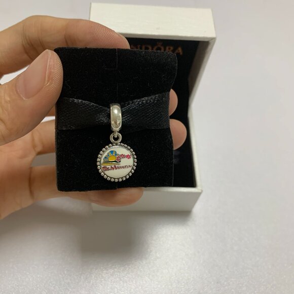Pandora St Maarten Exclusive Dangle Charm Pendant - Picture 1 of 4